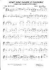 download the accordion score Venez donc danser le pasodoble in PDF format