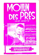 download the accordion score Moulin des prés (Créée par : Jo Privat) (Valse Musette) in PDF format