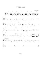 download the accordion score Willkommen in PDF format