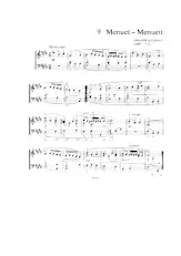 télécharger la partition d'accordéon Menuet Menuett au format PDF