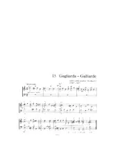 télécharger la partition d'accordéon Gagliarda Galliarde au format PDF