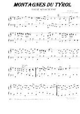 download the accordion score Montagnes du Tyrol (Valse Alsacienne) in PDF format