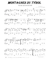 descargar la partitura para acordeón Montagnes du Tyrol (Valse Alsacienne) en formato PDF