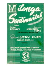 download the accordion score Milonga Sentimental (Orchestration Complète) (Samba) in PDF format