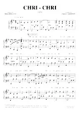 descargar la partitura para acordeón Chri Chri (Valse) en formato PDF