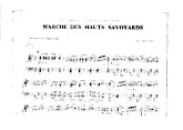 scarica la spartito per fisarmonica Marche des hauts Savoyards in formato PDF