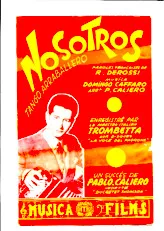 télécharger la partition d'accordéon Nosotros (Arrangement : Pablo caliero) (Orchestration Complète) (Tango Arrabellero) au format PDF