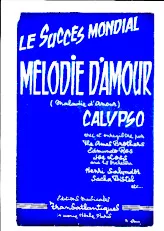 scarica la spartito per fisarmonica Mélodie d'amour (Maladie d'amour) (Orchestration Complète) (Calypso) in formato PDF