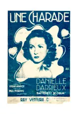 télécharger la partition d'accordéon Une charade (Du Film : Battement de coeur) (Chant : Danielle Darrieux) au format PDF