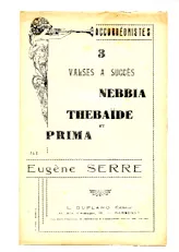 télécharger la partition d'accordéon Nebbia + Thebaïde + Prima (Valse) au format PDF