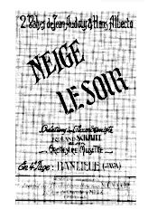 scarica la spartito per fisarmonica Neige + Le soir + Banlieue (Création : Roland Schmitt) (Valse + Java) in formato PDF