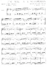 descargar la partitura para acordeón J'ai mal à l'accordéon (Valse) en formato PDF