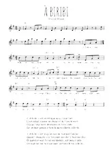 descargar la partitura para acordeón A Biribi en formato PDF