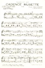 télécharger la partition d'accordéon Cadence Musette (Orchestration) (Valse) au format PDF