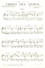 scarica la spartito per fisarmonica Tango des dames (Orchestration) in formato PDF
