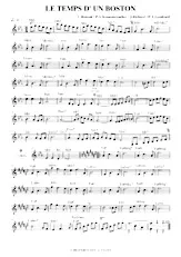 descargar la partitura para acordeón Le Temps d'un boston en formato PDF