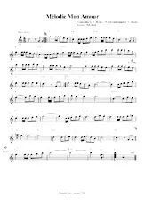télécharger la partition d'accordéon Mélodie mon amour (Slow Rock) au format PDF