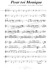 descargar la partitura para acordeón Pour toi Monique en formato PDF