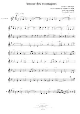scarica la spartito per fisarmonica Amour des montagnes (Valse) in formato PDF