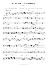 download the accordion score La java de l'accordéoniste in PDF format