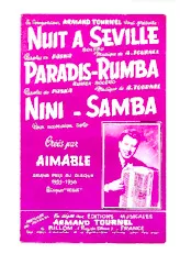 scarica la spartito per fisarmonica Paradis Rumba (Créée par : Aimable) (Orchestration) (Rumba Boléro) in formato PDF