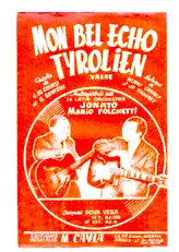 descargar la partitura para acordeón Mon bel écho Tyrolien (Arrangement : Jonato) (Valse) en formato PDF