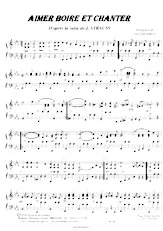 scarica la spartito per fisarmonica Aimer boire et chanter (Arrangement : Patrick Messifet) (Valse) in formato PDF