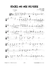 scarica la spartito per fisarmonica Rendez moi mes bruyères (Boléro) in formato PDF