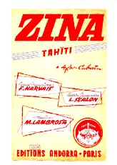 télécharger la partition d'accordéon Zina (Tahiti) (Orchestration) (Afro Cubano) au format PDF