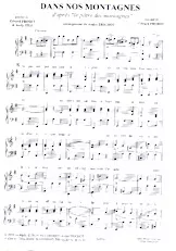 télécharger la partition d'accordéon Dans nos montagnes (D'après le pâtre des montagnes) (Arrangement : André Trichot) (Valse)  au format PDF