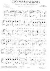 download the accordion score Dans nos montagnes (D'après le pâtre des montagnes) (Arrangement : André Trichot) (Valse)  in PDF format