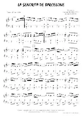 descargar la partitura para acordeón La Senorita de Barcelone (Paso Doble) en formato PDF