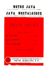 télécharger la partition d'accordéon Java Nostalgique (Créée par : Jo Privat / Jean Carmet / Paul Chalier) au format PDF