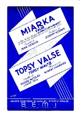 télécharger la partition d'accordéon Topsy Valse (Topsy Waltz) (Arrangement : Yvonne Thomson) au format PDF