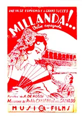 télécharger la partition d'accordéon Millanda (Orchestration) (Valse Espagnole Chantée) au format PDF