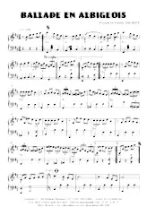 scarica la spartito per fisarmonica Ballade en Albigeois in formato PDF