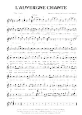 descargar la partitura para acordeón L'Auvergne Chante (Valse Bourrée) en formato PDF