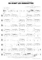 scarica la spartito per fisarmonica En avant les guinguettes (Marche) in formato PDF