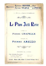 scarica la spartito per fisarmonica Le plus joli rêve (Chant : Lucienne Boyer / Carmen Vildez / Jean Lumière) in formato PDF