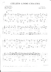 descargar la partitura para acordeón Cielito Lindo Cha Cha en formato PDF