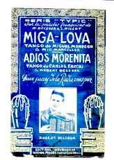 télécharger la partition d'accordéon Miga Lova (Créé par : Robert Deléger) (Tango Typique) au format PDF