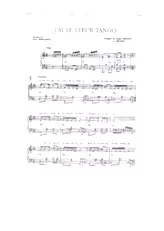 scarica la spartito per fisarmonica J'ai le coeur tango in formato PDF