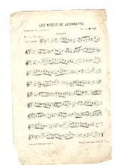 télécharger la partition d'accordéon Les noces de Jeannette (Romance de l'aiguille) (Opéra Comique) au format PDF