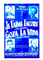 download the accordion score Je t'aime encore (Tango Chanté) in PDF format