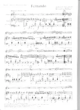 télécharger la partition d'accordéon Fernando (Arrangement : Otto Eckelmann) (Chant : Abba) (Slow) au format PDF