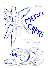 télécharger la partition d'accordéon Merci Capri (Orchestration) (Boléro) au format PDF