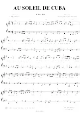 scarica la spartito per fisarmonica Au soleil de Cuba (Cha Cha) in formato PDF
