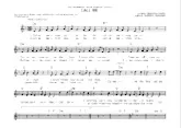 télécharger la partition d'accordéon Call me (Chant : Blondie) (Pop Rock) au format PDF