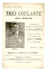 télécharger la partition d'accordéon Très coulante (Créée par : Casanova) (Java Musette) au format PDF