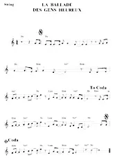 descargar la partitura para acordeón La ballade des gens heureux (Swing) (Relevé) en formato PDF